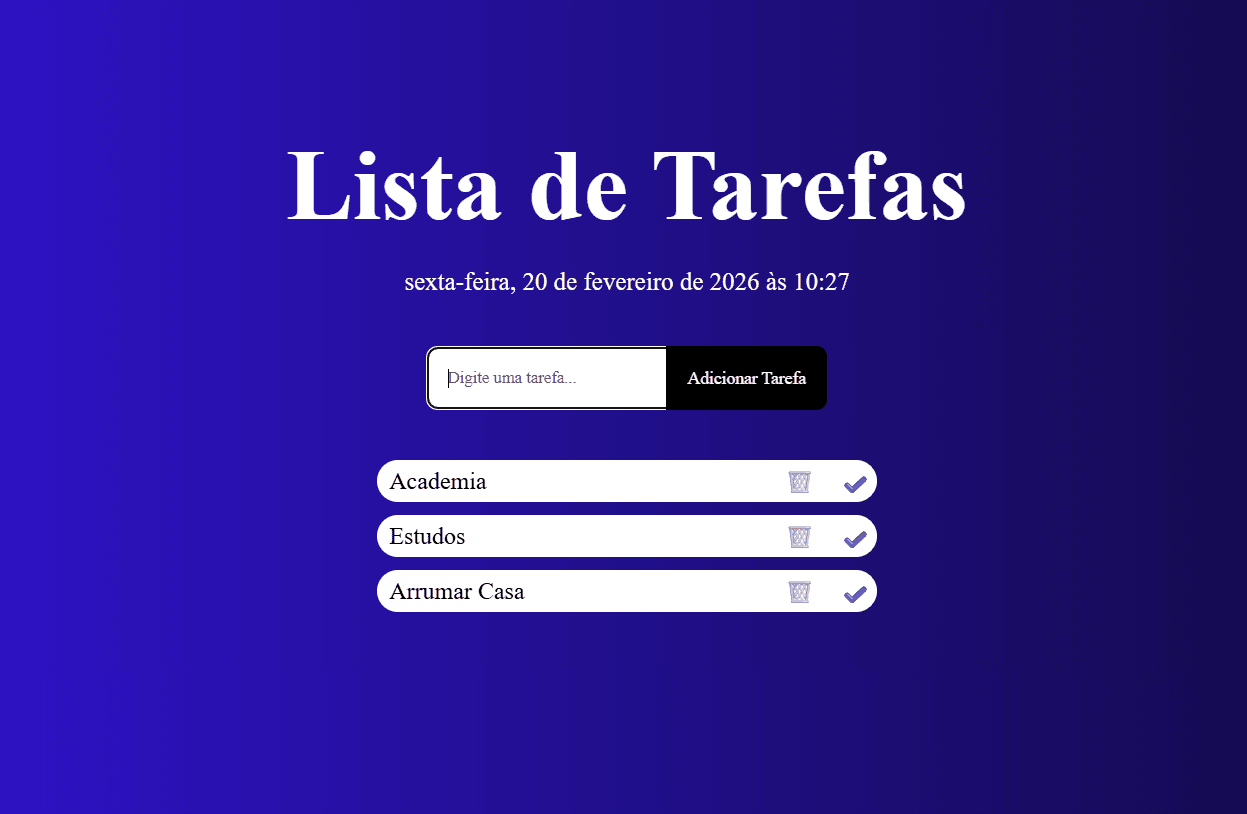 Projeto Lista de Tarefas
